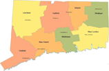 Connecticut State Map