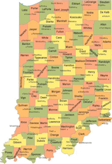 Indiana State Map