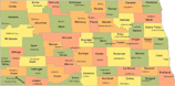 North Dakota State Map