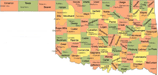 Oklahoma State Map