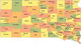 South Dakota State Map