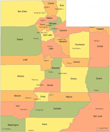 Utah State Map